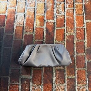 Kate Landry Elegant Gray Clutch